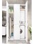 Ases Mobilya ESL0215 Çamaşır Makinesi ve Kurutma Makinesi Extra Boy Banyo Dolabı Beyaz 3