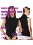 Kadın Dikişsiz Sıfır Kol Boğazlı Balıkçı Yaka T-Shirt Body Atlet 2 Adet Siyah Beyaz Renkli 3