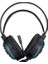 DHE-8001U LED Işıklı Oyuncu Kulaklığı, Kablolu, Mikrofonlu, Siyah 2