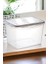Home Kilitli Geniş Saklama Kabı 10 Litre Contalı Hava Sızdırmaz Saklama Kabı Şeffaf 20 cm Şeffaf 3