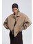 Osea Unisex Koyu Bej Bomber Ceket 1