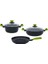 5 Parça Set Yeşil (22CM Derin Tencere + 26CM Sığ Tencere&tava) 1