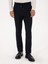 Erkek Lacivert Slim Fit Beli Bağcıklı Kanvas Pantolon 50308731-VR033 2