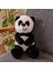 Soft Panda Figürlü Yastık - Siyah / Beyaz - 35 cm 2