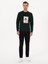 Erkek Koyu Yeşil Regular Fit Baskılı Bisiklet Yaka Sweatshirt 50311402-VR079 4