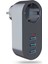 Akım Korumalı Kablosuz Priz 3 USB Girişli USB 2.1A 2500W 10A 3400 1