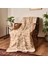Soft Sprig Pamuklu Tv Battaniyesi - Bej - 130X170 cm 1