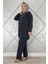 Kadın Taş Detalı Bağcıklı Tesettür Takım 2
