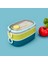 Healty Iki Katlı Çelik Yemek Kabı - Sarı / Mavi - 1,3 Lt 2