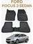 Ford Focus 3 Sedan 2010-2015 Uyumlu 3D Oto Paspas Premium 5