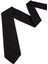Erkek Siyah %100 Ipek Kravat 50317310-001 1