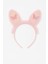 Tavşan Kulaklı Taç Parti Kostüm Aksesuarı Pembe Fırfırlı Taç 2