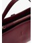 Kadın Metal Kilit Detaylı El ve Omuz Çantası - Bordo 3