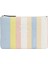 Th Beach Pouch Stripes Kadın Clutch 1