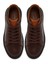 Erkek Kahverengi Bağcıklı Kalın Tabanlı Deri Sneaker 25WFD685318 7