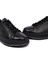 Erkek Siyah Bağcıklı Kalın Tabanlı Deri Sneaker 25WFD7601FT 9