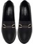 Kadın Siyah Tokalı Dolgu Topuklu Deri Comfort Loafer 25AFD154318 7