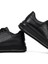 Erkek Siyah Bağcıklı Kalın Tabanlı Deri Sneaker 25WFD7601FT 10