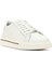 Erkek Beyaz Bağcıklı Kalın Tabanlı Deri Sneaker 25WFD612518 6