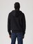 Erkek Siyah Kapüşonlu Fermuarlı Sweatshirt A4915-0001 2