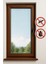 Tek Kanat Pratik Sineklik, 0.75 m x 1.25 m Tül, Kapı & Pencere Uyumlu, 4 M Yapıştırma 2