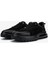 Erkek Hakiki Deri Siyah Sneakers & Spor Ayakkabı 298 3203-1626 Erk Ayk SK25-26 Syh Dnt/syh 4