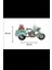 Vintage Metal 3 Tekerlekli Motorsiklet Biblo - Dekoratif Retro Trike Aksesuar (10X20 Cm) 4