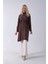 Kahve Önü Aller Detaylı Bağcıklı Modal Tunik 31050762.05 1
