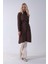 Kahve Önü Aller Detaylı Bağcıklı Modal Tunik 31050762.05 3