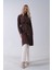 Kahve Önü Aller Detaylı Bağcıklı Modal Tunik 31050762.05 4