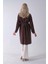 Kahve Önü Aller Detaylı Bağcıklı Modal Tunik 31050762.05 7