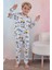 109 Erkek Çocuk Uzun Kollu Bisiklet Yaka Pijama Takım-Beyaz 5