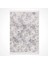 Binefar Modern Beyaz Gri Polyester Pamuk Tabanlı Makine Halısı 2