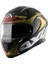 Apex Chrometech Full Face Kapalı Kask Black Red 1