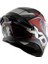 Apex Chrometech Full Face Kapalı Kask Black Red 4