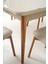 Duru Paris Mdf Lak Panel Açılır Yemek Masa Takımı 90X160 3