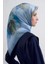 2025 Desenli Saf Ipek Twill Eşarp 9426-02 3