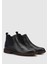 Siyah Deri Erkek Bot 2
