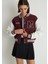 M Logo Patchli Bordo Bomber Ceket 1110636-70434 1