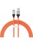 Serisi Hızlı Şarj Kablosu USB To Ip 2.4A, 1m, Turuncu 2