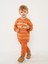 Lcw Baby Turuncu Bisiklet Yaka Uzun Kollu Erkek Bebek Sweatshirt ve Pantolon 2'li Takım 2