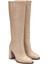 Kadın Diz Altı Kalın Topuklu Kaymaz Taban Günlük Golf Çizme 1500 1