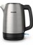 Daily Çelik Kettle 2200 W 1.7 Lt, Işıklı Gösterge, Yaylı Kapak, Hızlı Kaynatma Fonksiyonu, Metal, HD9350/90 1