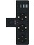 Akım Korumalı 3&apos;lü Priz, 3x Usb,1x Type-C Giriş, Siyah Renk (Kablosuz) 2