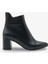 Diane Kadın Hakiki Deri Topuklu Bot Siyah 1