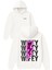 Wıfey Wıfey Tasarım Baskılı Oversize Beyaz Kapüşonlu Sweatshirt 1