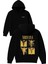 4 Nırvana Tasarım Baskılı Oversize Siyah Kapüşonlu Sweatshirt 1