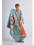 Mavi Evil Eye Kimono & Peştemal Seti 1