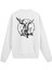 Sırt Baskılı Boynuzlu Kurukafa Tasarımlı Sweatshirt 1