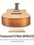 DAD-140C Dreadnought Akustik Gitar Paketi (Natural) 5